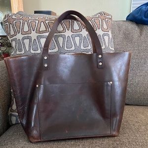Portland Leather Goods Classic Large Tote Grizzly